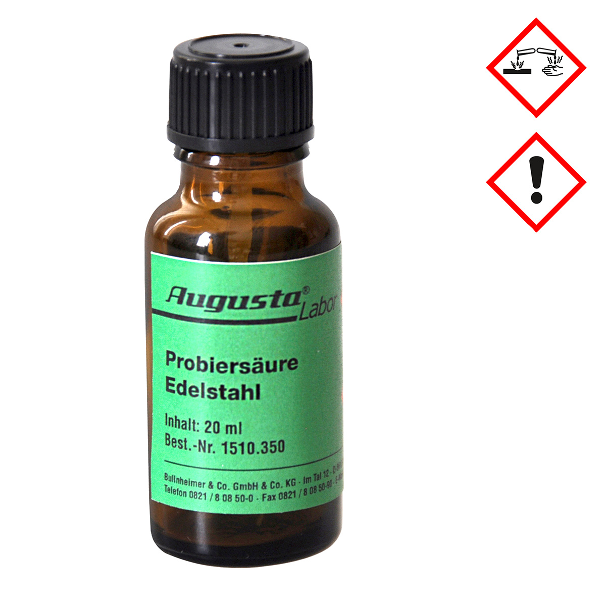 Test acid stainless steel