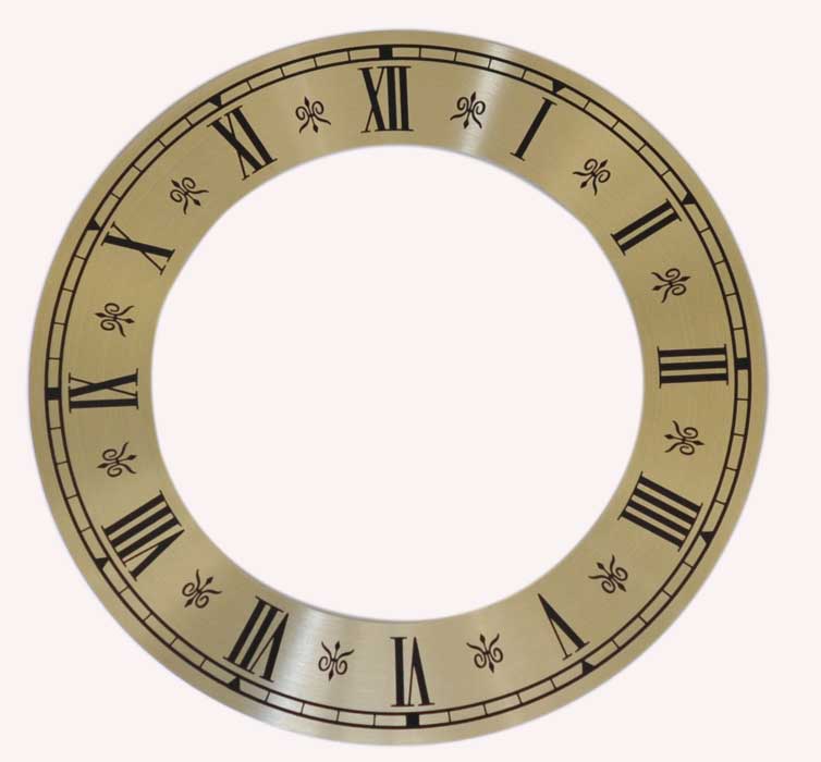 Ghiera per quadrante, numeri romani Ghiera per quadrante, numeri romani