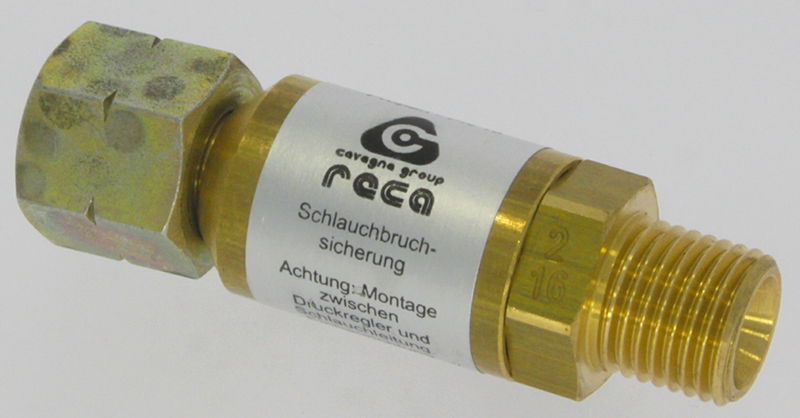 Schlauchbruchsicherung