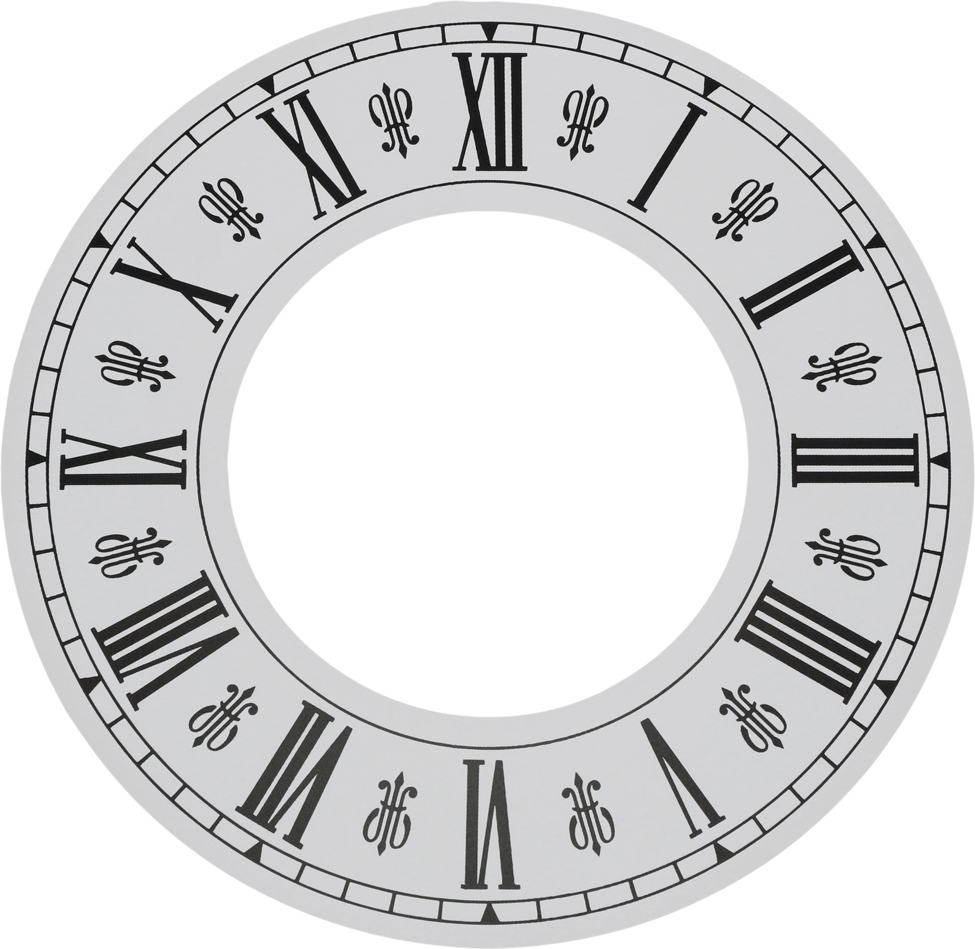 Ghiera per quadrante, numeri romani Ghiera per quadrante, numeri romani