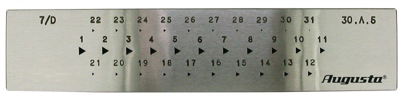 Drawplate triangular Ø 3.0 - 1.0 mm