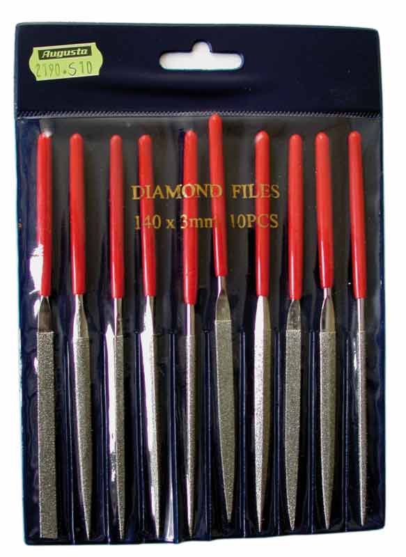 Diamond needle file assortment 140 mm