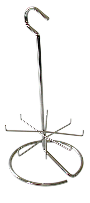 Gancettiera per anelli in acciaio per vasche ultrasuoni