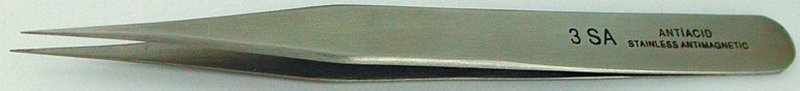 Pinzetta antimagnetica acciaio inox nr. 3
