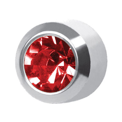 Medico ear studs, white