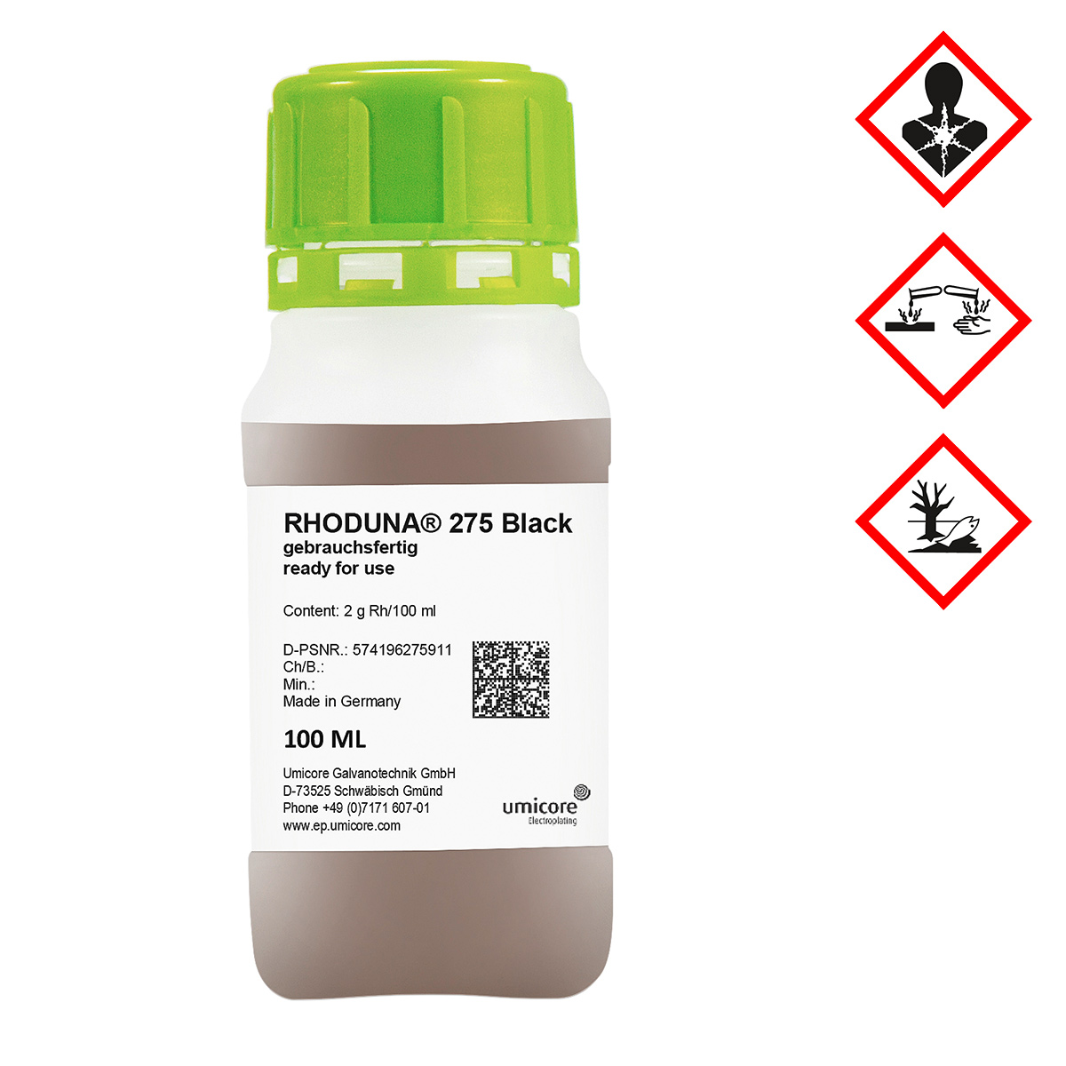 Soluzione al rodio nero Rhoduna 275