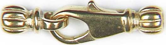 Jewel clasps with 2 end caps Jewel clasps with 2 end caps