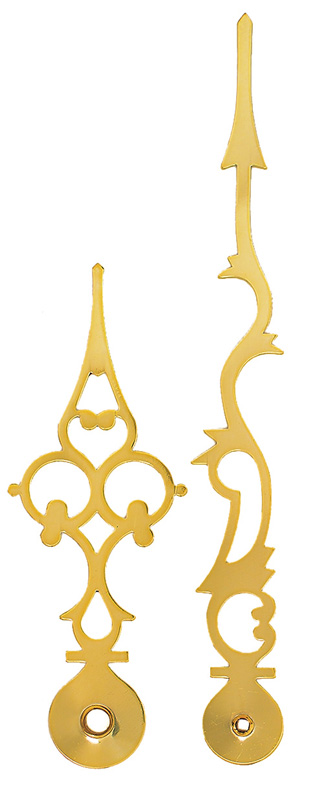 Lancette per movimenti meccanici, gialle, 135/86 mm