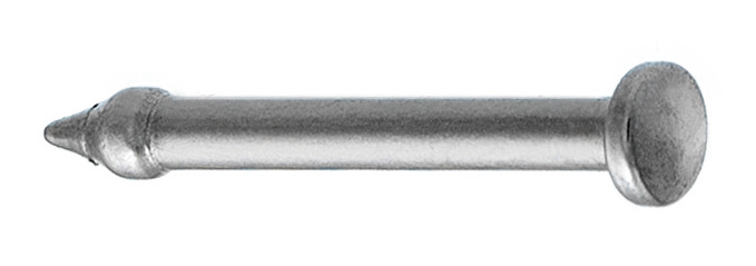 Nose piercing stud, titanium white