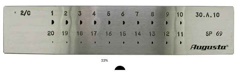 Drawplate half-round Ø 12.0 - 9.0 mm