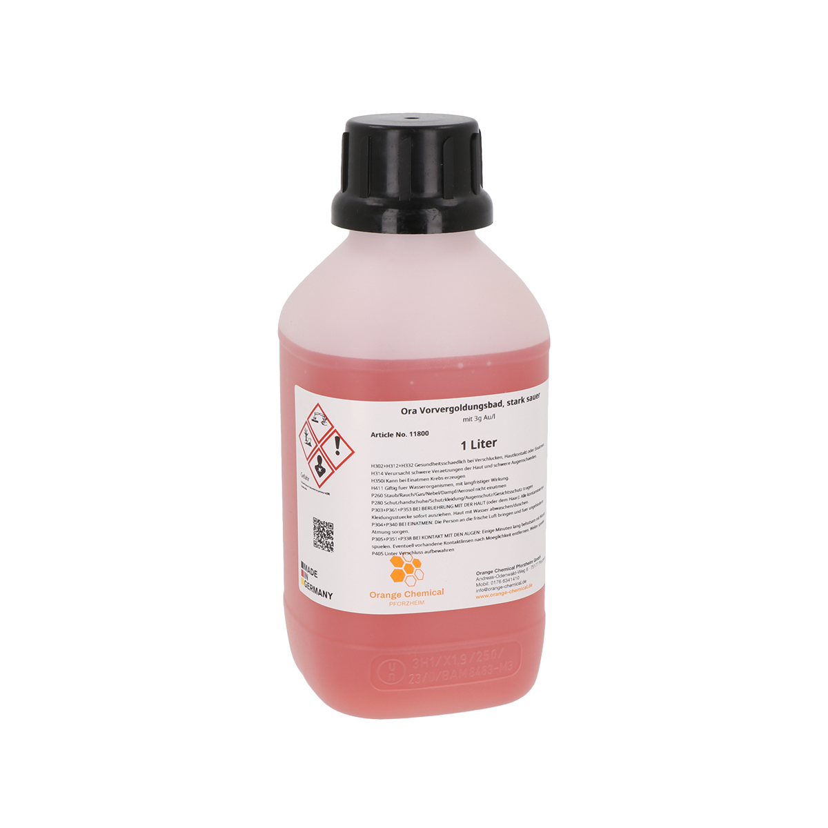 Ora pre-gold plating bath Ora pre-gold plating bath