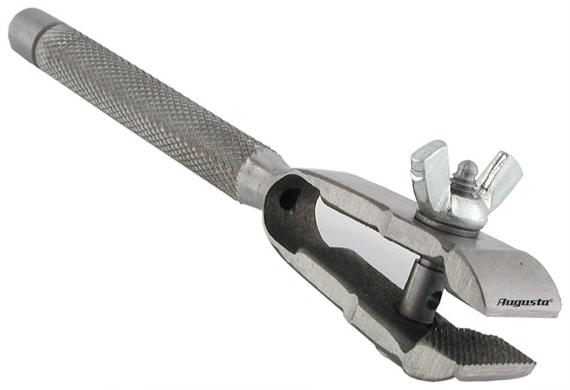 Hand vice steel wide jaws, 115 mm