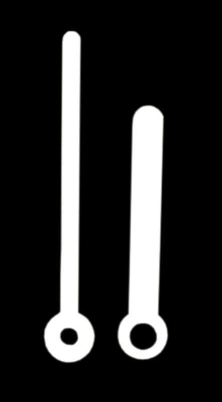 Lancette bianche 60/45 mm per W47 Lancette bianche 60/45 mm per W47