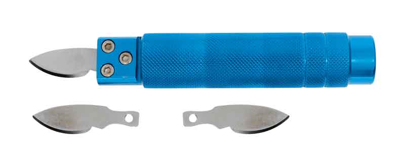 COLTELLO APRICASSE CON DUE LAME