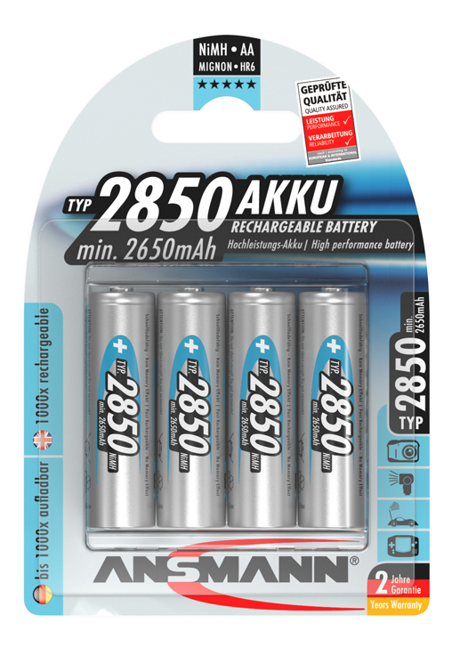 Ansmann Mignon Akku 2850 mAh