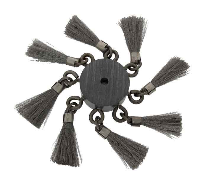 Spazzola per satinare Ø 80 m, filo Ø 0,15 mm