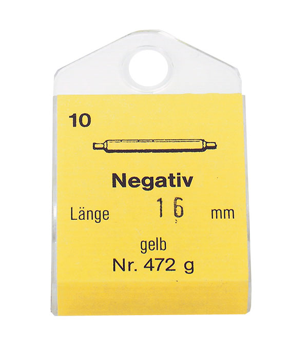 Spring bars yellow negative