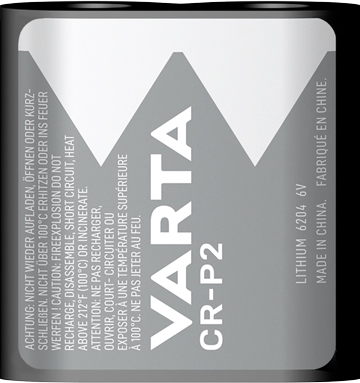 Varta photo battery lithium CR-P2