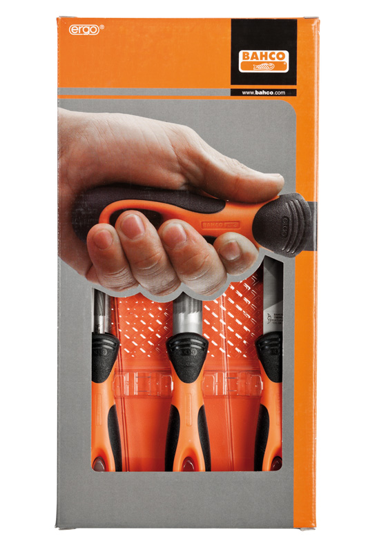 Bahco Ergo files set 150 mm