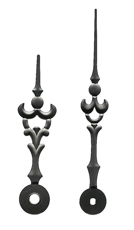 Großuhrzeiger schwarz 100/75 mm Großuhrzeiger schwarz 100/75 mm