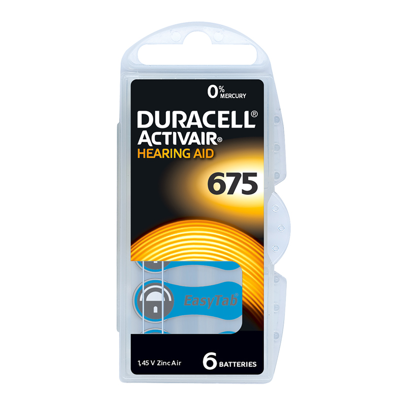 Duracell Hörgerätebatterien 675 (PR44)
