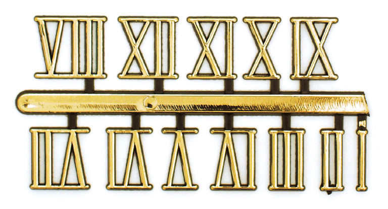 Set of numbers for clocks Set of numbers for clocks