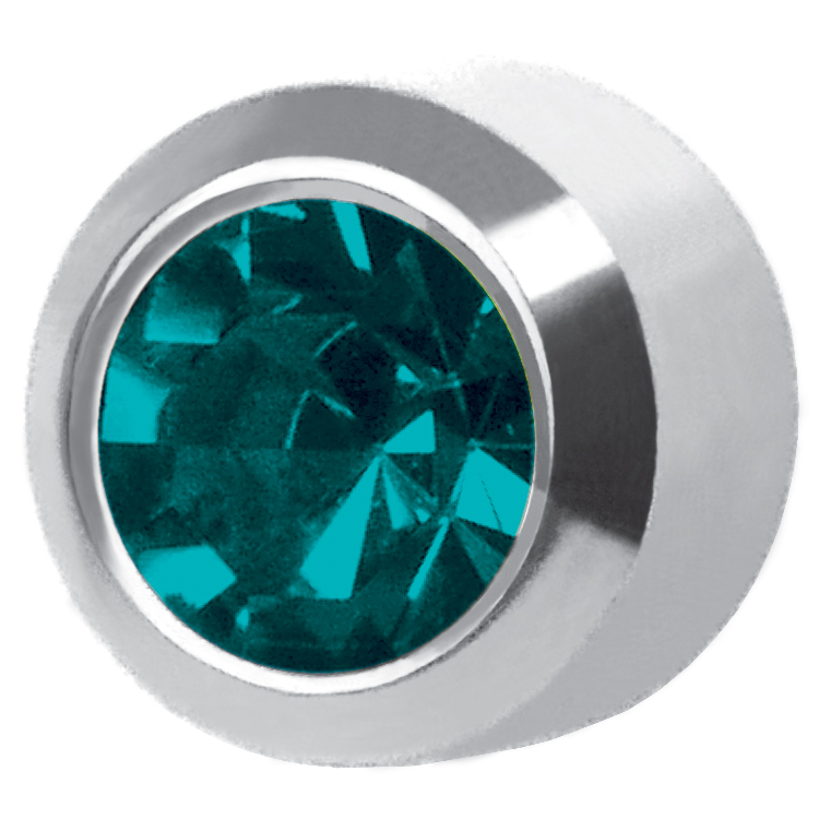 Medico ear studs, white