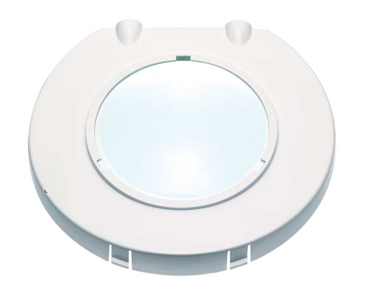 Optional lens for magnifying lamp