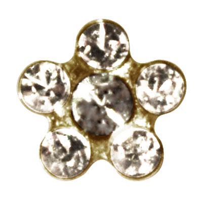 System 75 Kids line ear studs, gold plated