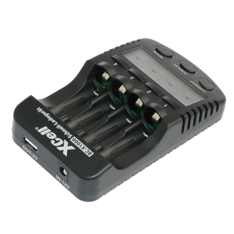 XCell quick charger BC-X1000 with LCD display