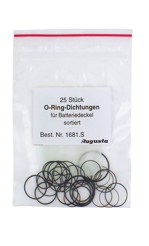 O-rings for battery cover assortment