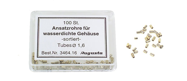 Assortimento di tubi per corone impermeabili, tubo 1,8 mm Assortimento di tubi per corone impermeabili, tubo 1,8 mm