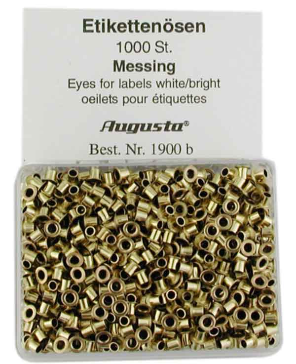 Eyelets for Labels, brass Eyelets for Labels, brass