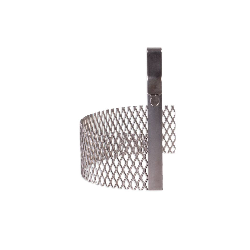 Stainless steel expanded metal anode
