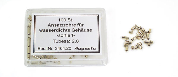 Assortimento di tubi per corone impermeabili, tubo 2,0 mm Assortimento di tubi per corone impermeabili, tubo 2,0 mm