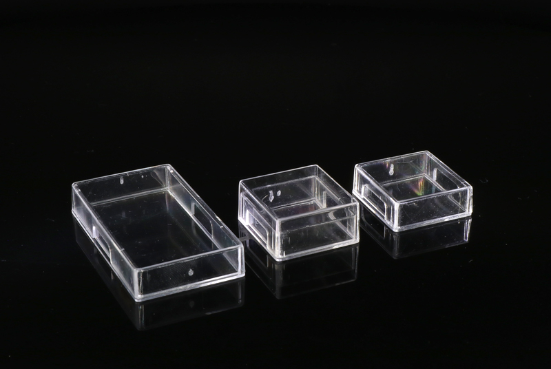 Scatolina trasparente di plastica