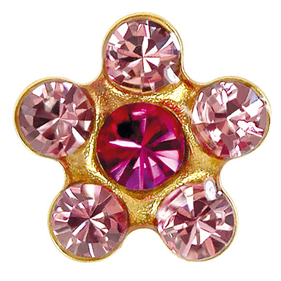 System 75 Kids line ear studs, gold plated