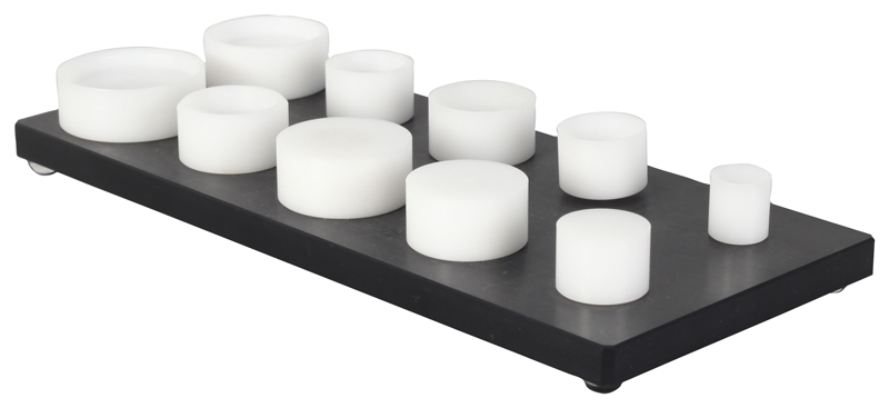 Aufnahmeplatte für 10 Druckstücke