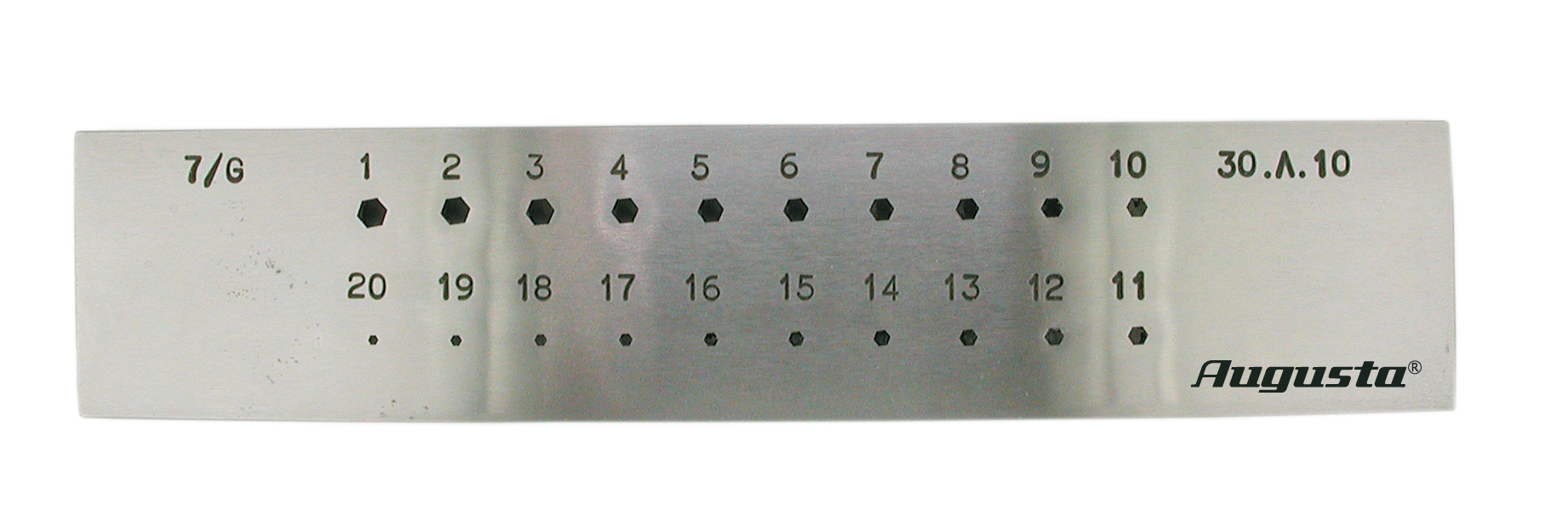 Drawplate star-shaped Ø 3.0 - 1.0 mm