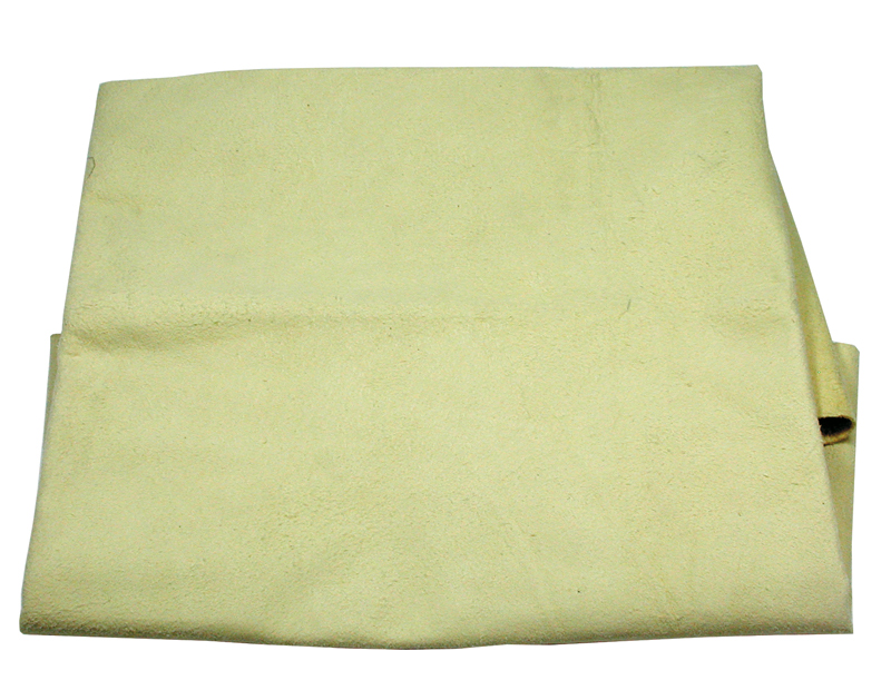 Chamois leather cloth for polishing