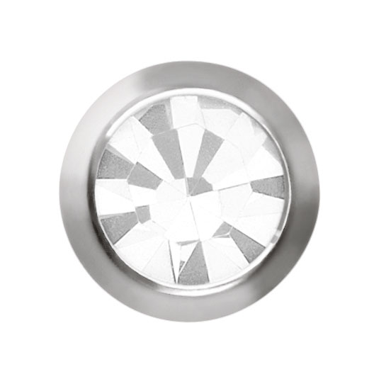 System 75 Kids line ear studs, white