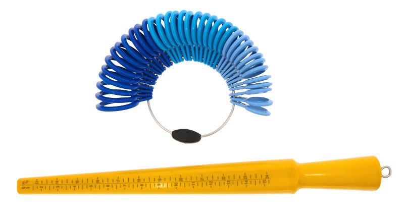 Ring stick and ring gauge set