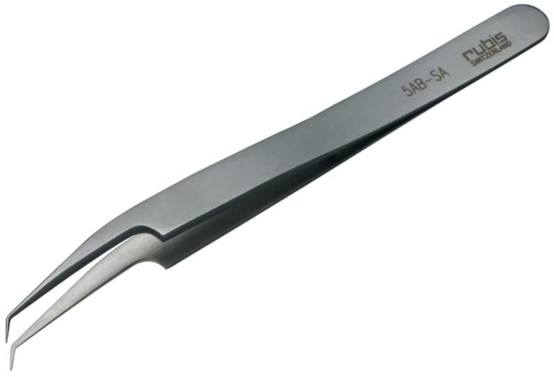 Rubis tweezer inox no. 5AB