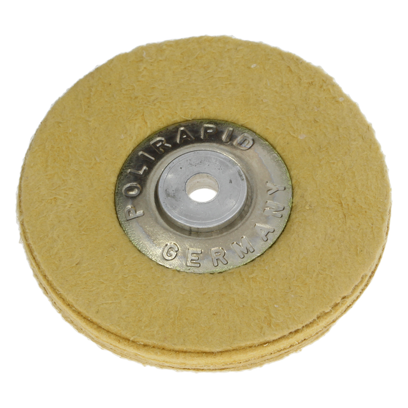 Spazzola circolare sottile pelle scamosciata Ø 50 mm