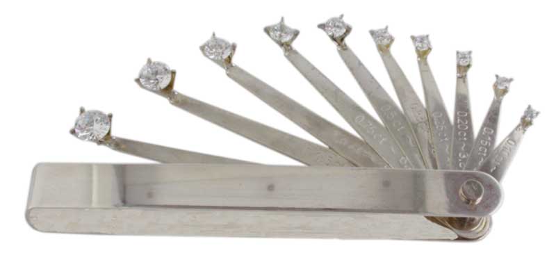 Diamond gauge 0.10 - 2.0 ct
