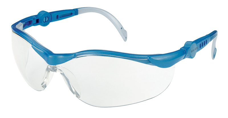 Safety glasses blue/grey