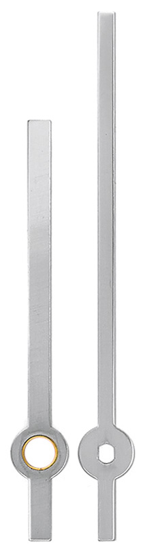 Großuhrzeiger silber 80/60 mm Großuhrzeiger silber 80/60 mm