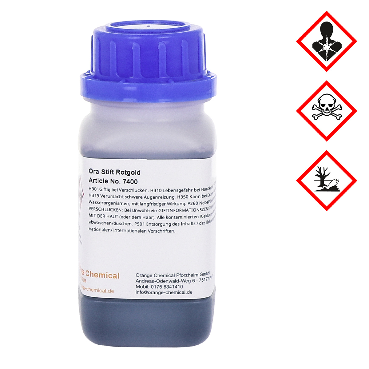 Ora pen plating red gold bath