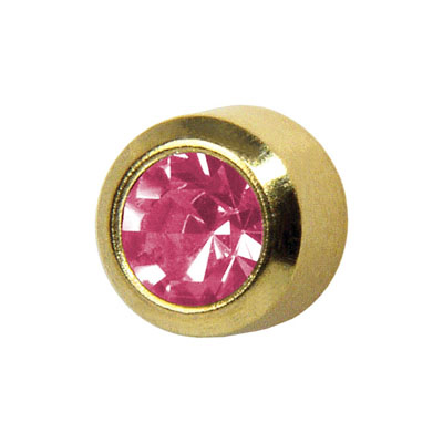 Medico ear studs, yellow