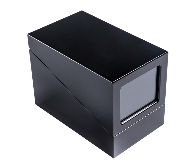 Augusta watch winder for 1 watch, black